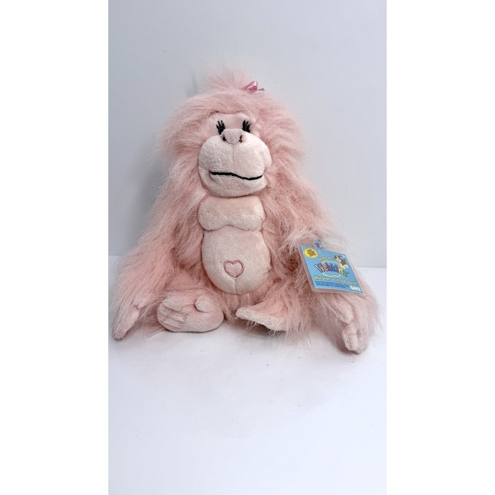 Ganz Webkinz HM477 Pink GLAMOROUS GORILLA Monkey  NWT sealed code